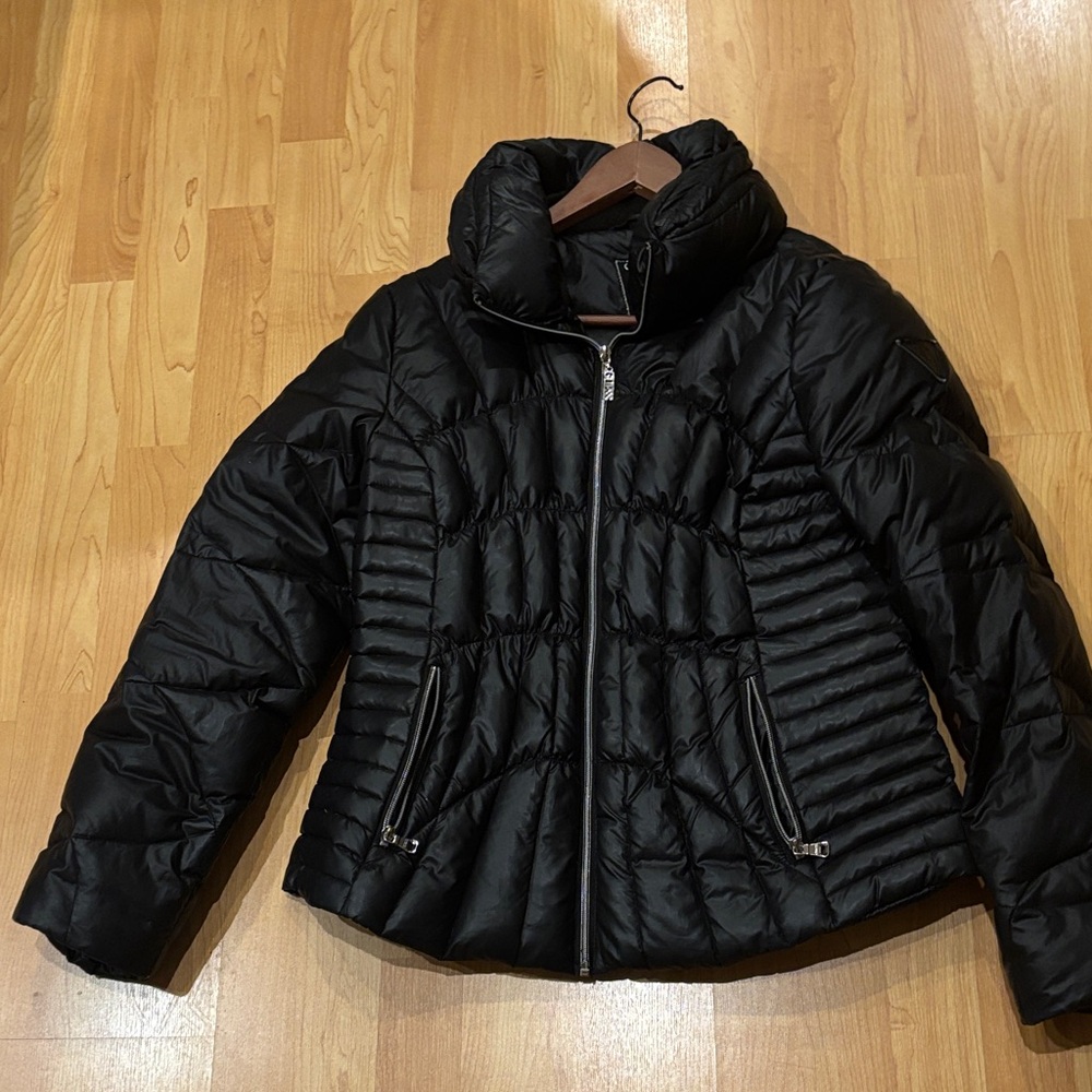 Guess Black Puffer Jacket